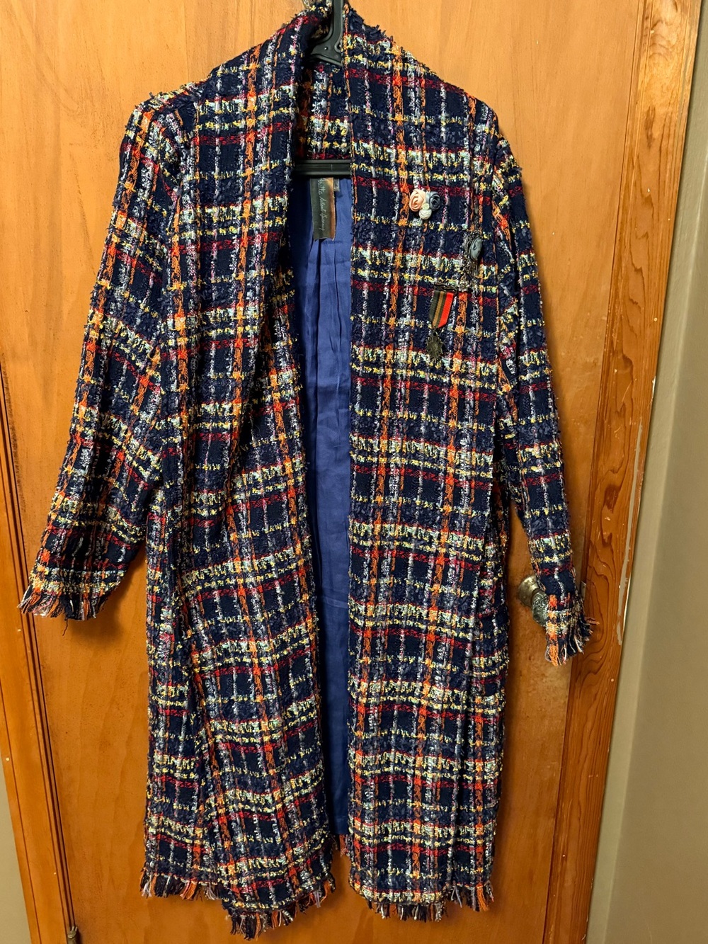 Aratta Silent Journey Multicolor Tweed Coat Women’s XL